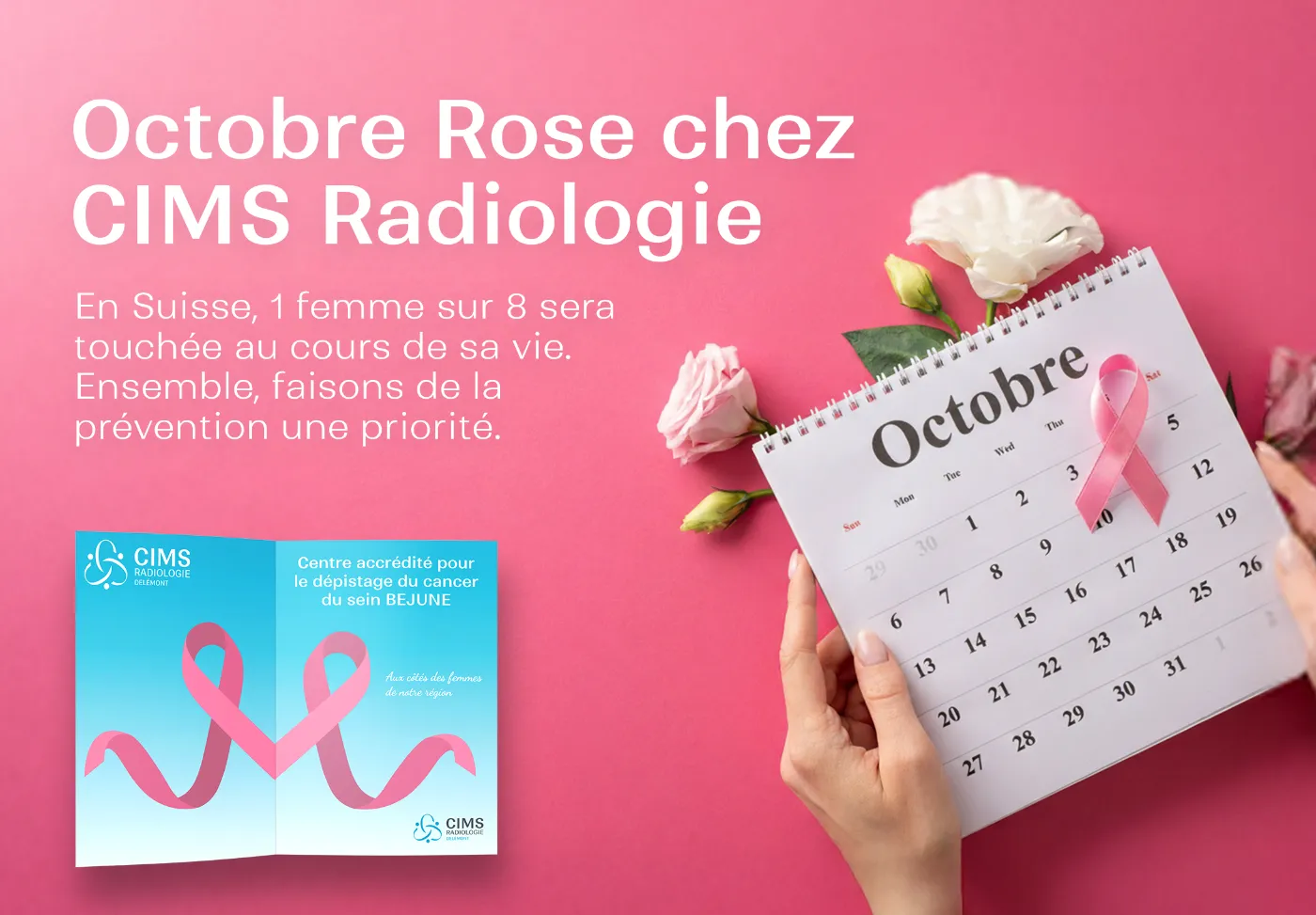 Octobre Rose chez CIMS Radiologie SA
